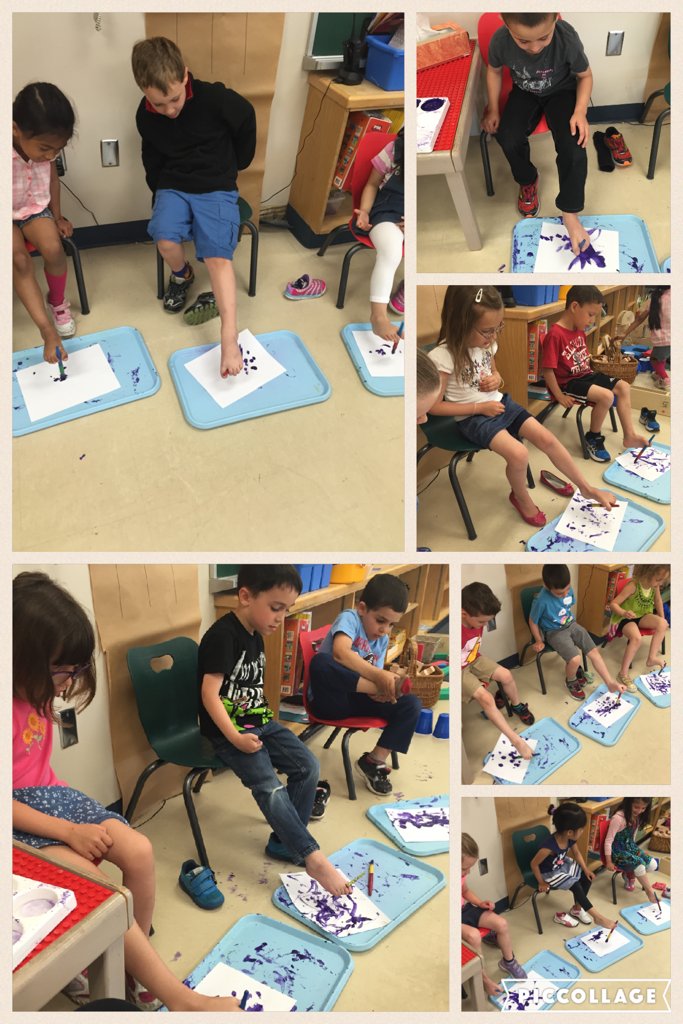 AmandaMshiggins's tweet photo. Using our feet to paint! 😂👣 https://t.co/QnsnG39Xh5 https://t.co/8QdBLLuYCk