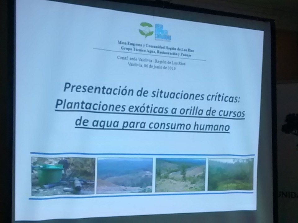 DialogoForestal's tweet photo. En #valdiviacl sesión Mesa Empresa y Comunidad se analizan situaciones críticas de Plantaciones en cursos de agua https://t.co/AS90oV8mCz