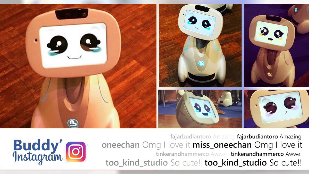 Buddy the companion #robot also has an #Instagram: instagram.com/buddyrobotics/ Enjoy Buddy in pictures! :)