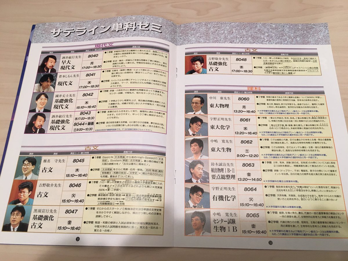 鈴木悠介 世界史講師 1996年度 サテライン単科ゼミ 高校グリーン講座一覧 鈴木悠介 世界史講師 1996年度 サテライン単科ゼミ 高校グリーン講座一覧