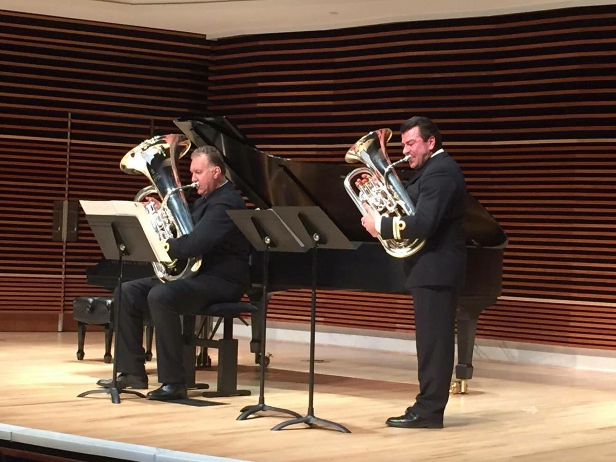 Recital at #ITEC2016 with <a href="/gjerdevik/">Eirik Gjerdevik</a> was a lot of fun. Fantastic reception. #euphonium #tuba
