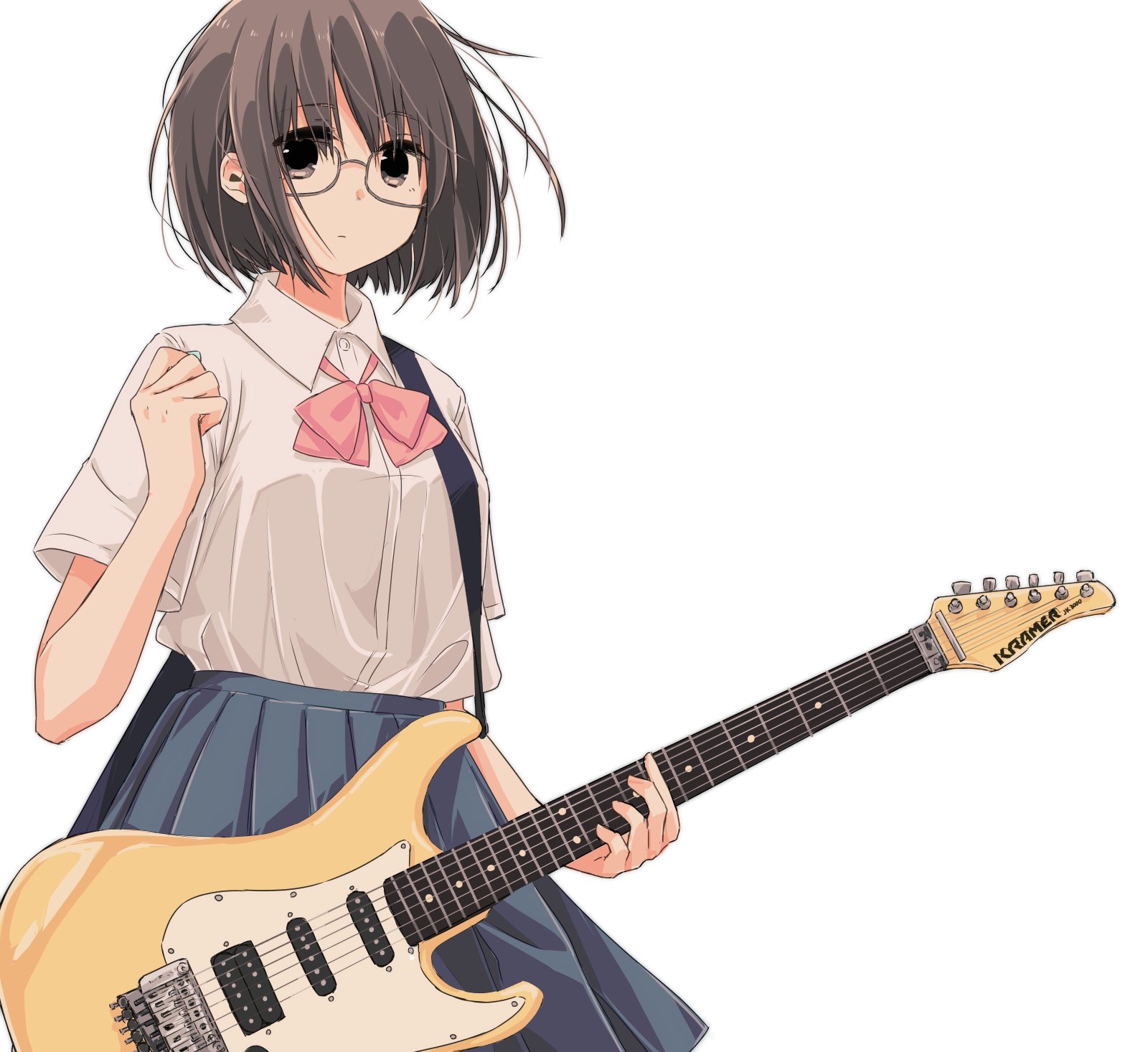 まつだひかり ギターを持つ女子高生 楽器の日 T Co Rtkihvdur3 Twitter