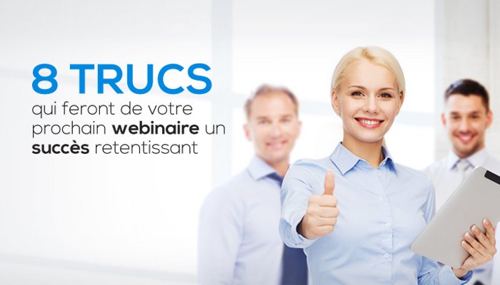 PQMnet's tweet image. 8 trucs qui feront de votre prochain #webinaire un succès retentissant. hubs.ly/H03cDnk0