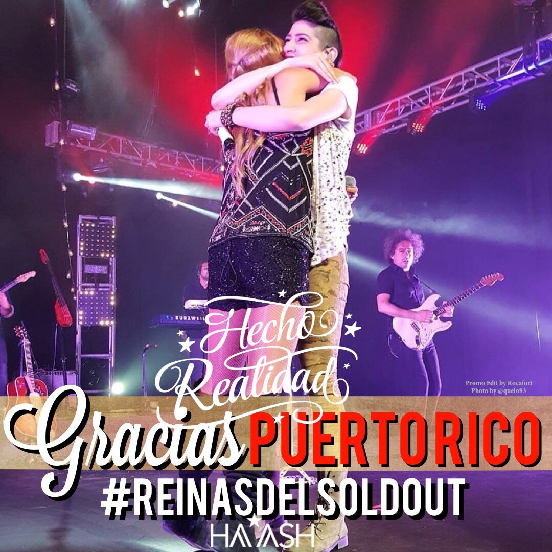 obbooking's tweet photo. GRACIAS PUERTO RICO🇵🇷 X el apoyo💪Gracias @haashoficial #ReinasdelSolOut X #magia 
*ph tx @guelo93 edit#teamrocafort https://t.co/5ViVjlVdE2