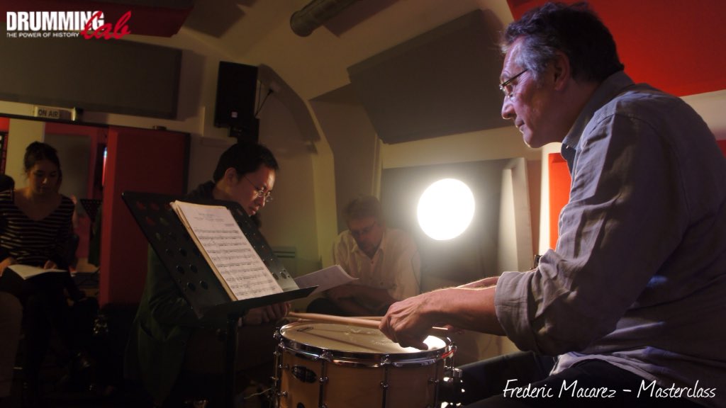 DrummingLab's tweet photo. #FredericMacarez #timpanist at #DrummingLab #Paris #FrederickRimbert #drumschool #drumming #drums #drumlife #drummer https://t.co/WCF1JwqxQg
