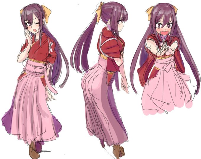 ('・ω・`)遅刻よー。色塗ってたら時間オーバーしてたのに気づかなかったけど折角なので
神風ちゃん
#艦これ版深夜の真剣お絵描き60分一本勝負
#艦これ版真剣お絵描き60分一本勝負_20160606 