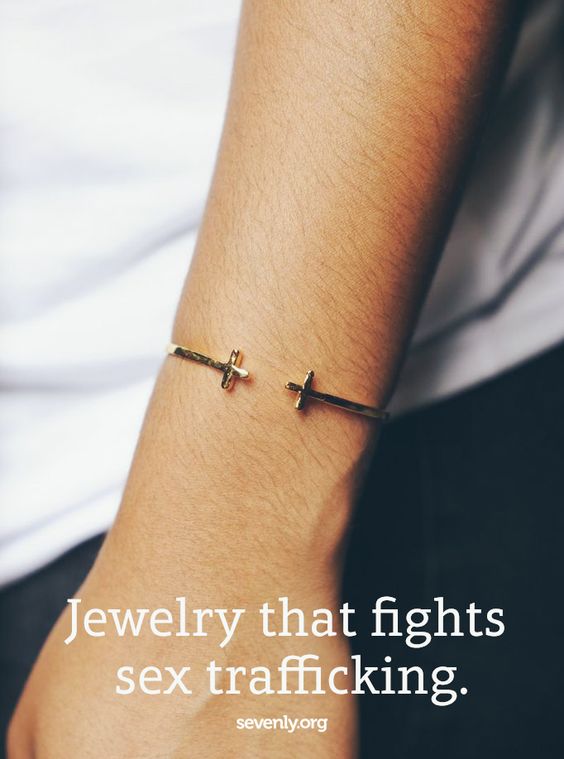 Jewelry that fights modern slavery, visit Sevenly.org #ResponsibleShopping #Sevenly #NoSlavery #ENDCrowd