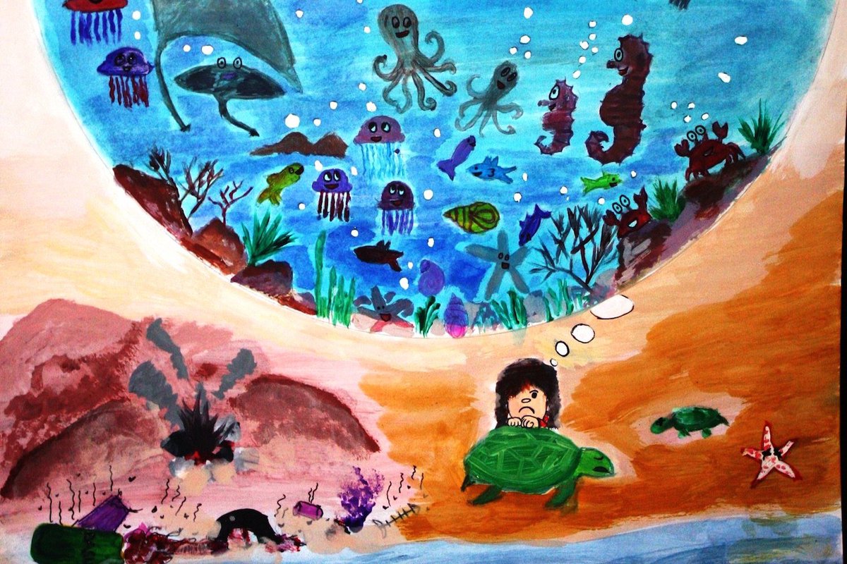 20 dibujos de 'El niño y la mar' para festejar el Día de la Marina / Twitter