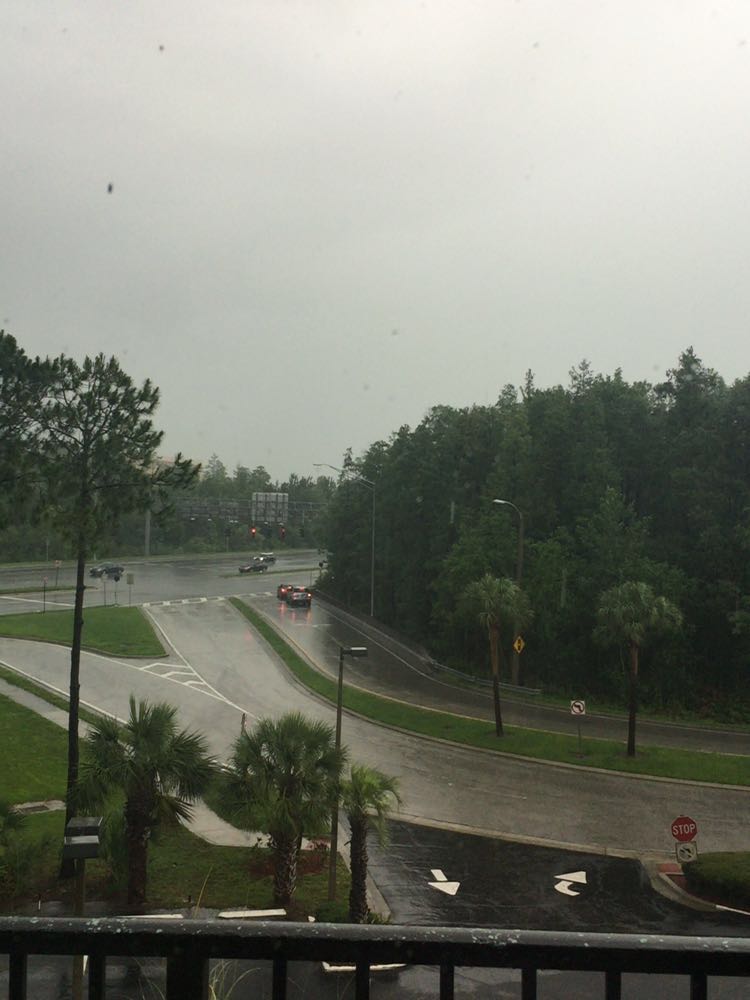 BarraPielroja's tweet photo. Asi el tiempo en Orlando en estos momemtos #PanamaMakingHistory Ni la tormenta detiene a #SoyPielRoja #VamosPanama https://t.co/HG74PTDGsw