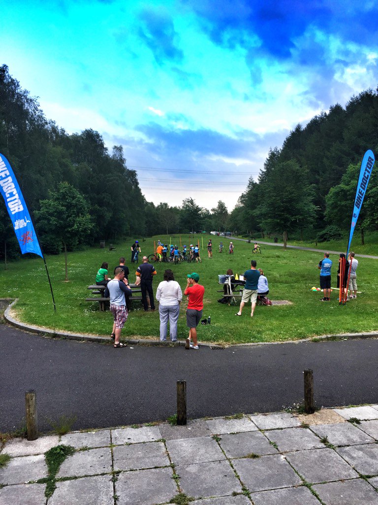 Another proud moment for #bikedoctor cycling club tonight our first #goride session with @WelshCycling