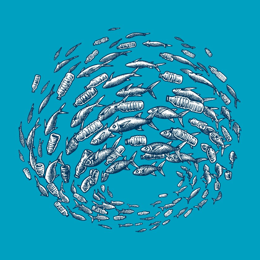MissionBlue's tweet photo. Study: more #plastic than #fish in the #ocean by 2050. We'll take the fish! https://t.co/KMPXik9rEH #worldoceanday https://t.co/ALL3iz3Dos