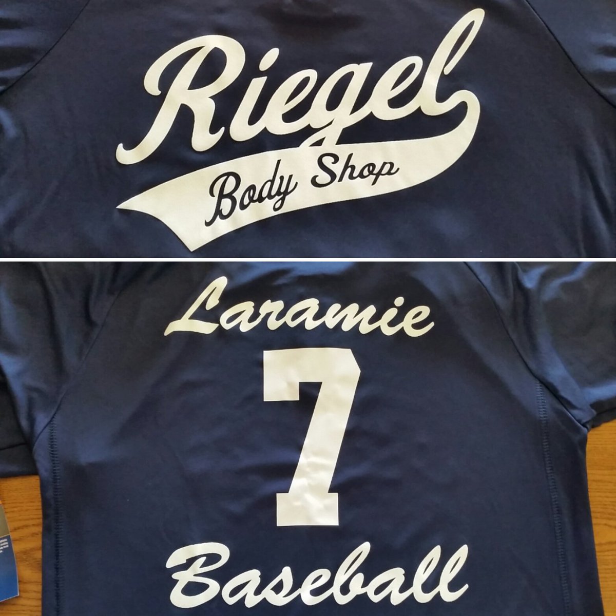 Our screen printing and heat press are super crisp and clean!