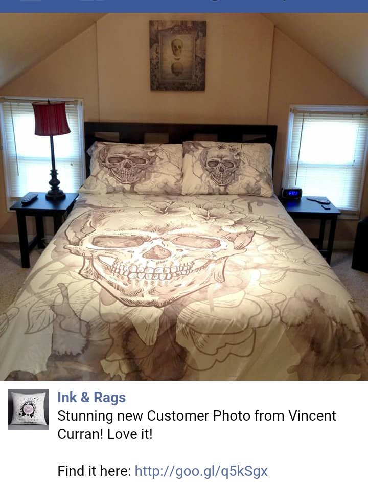 #onmywishlist #onmytobuylist #CreamWatercolor #SkullDuvet #Bedding $189 Sets @InkandRags 
goo.gl/q5kSgx