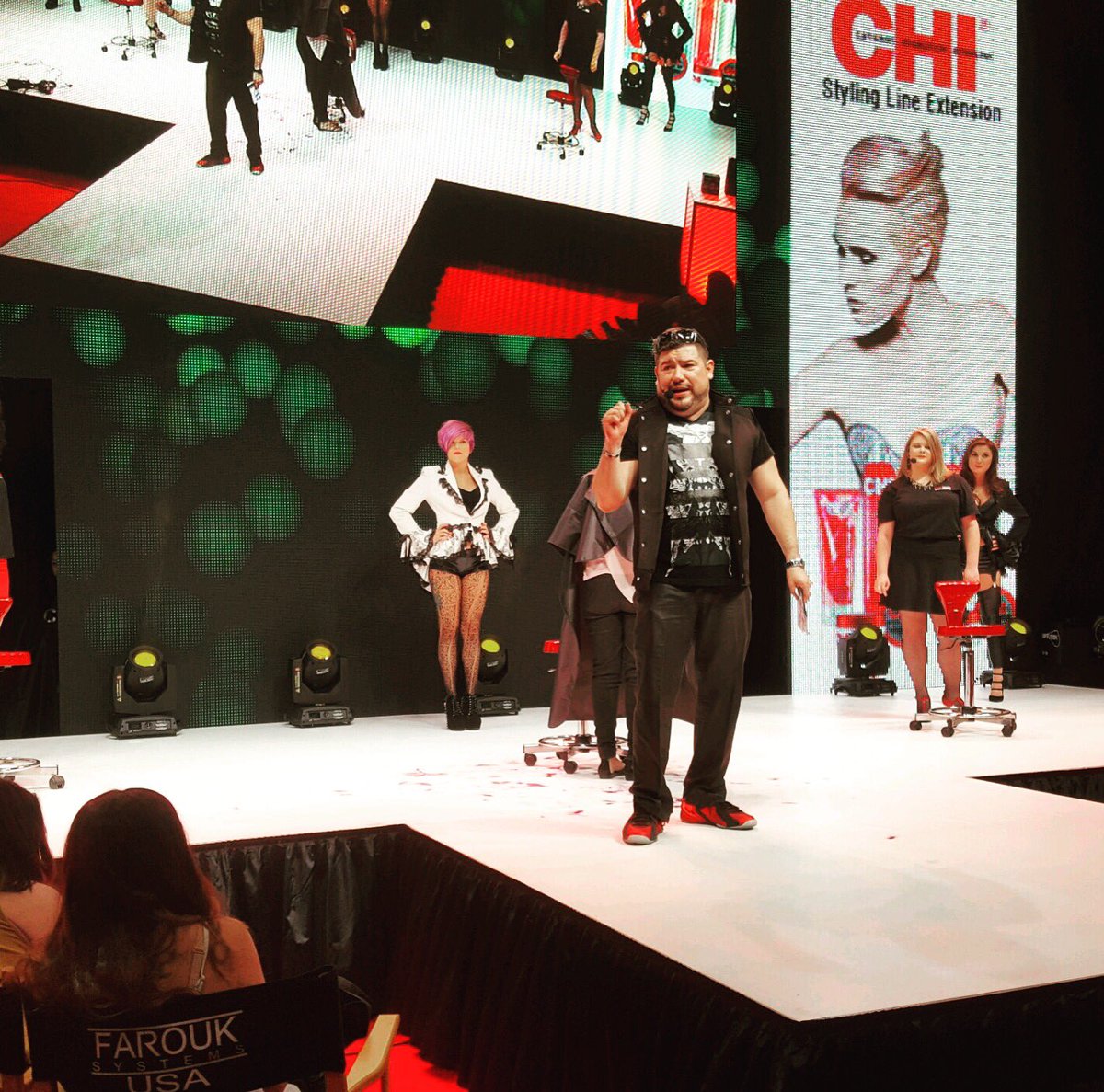 Joeanthonypena's tweet photo. Excited to see everyone today at the #Chi stage! #BTC #behindthechair #Farouklive #JoeAnthony #OrlandoPremiere https://t.co/9hxbqoFjz1