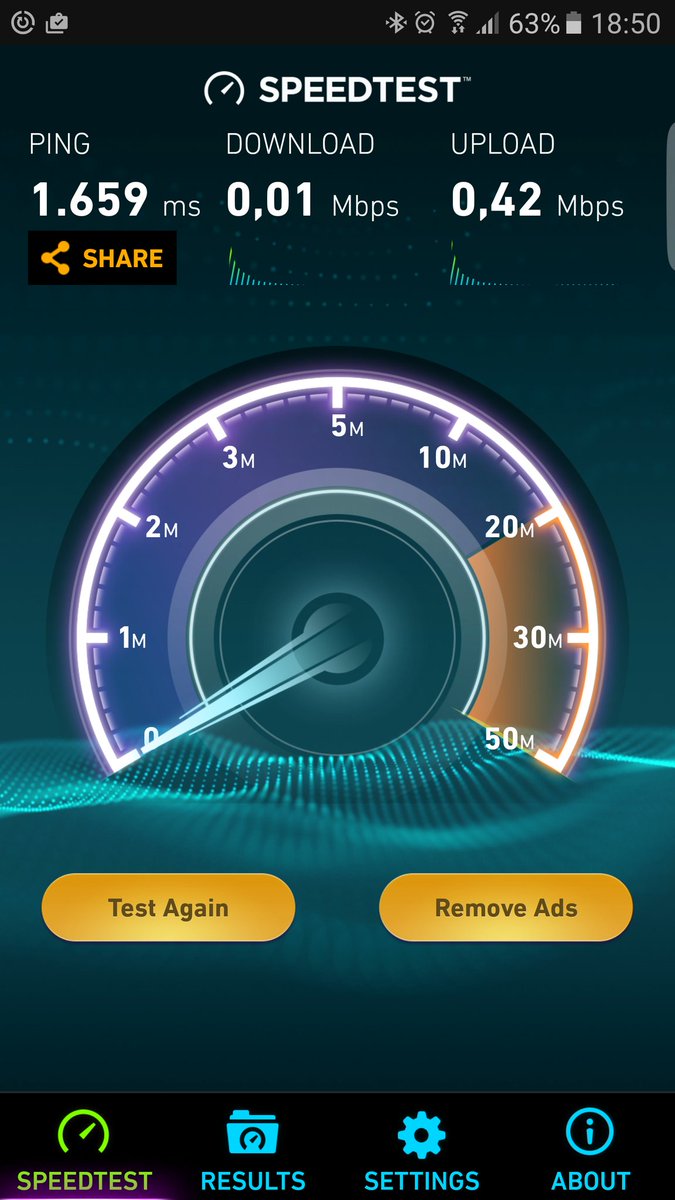 bizyslo's tweet photo. @TelemachSi zopet brzina na vašem netu #120MB Čez 5 minut pa spet vse ok. Zakaj taka nihanja https://t.co/DT1kkTsfMw