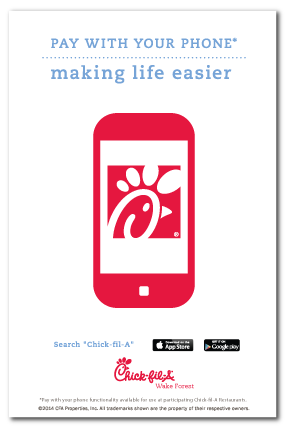 chickfilabripp's tweet photo. Have you tried ordering from the New Chick-fil-a One App.? #earnfreefood #makingiteasy https://t.co/Q84wOuXZEy