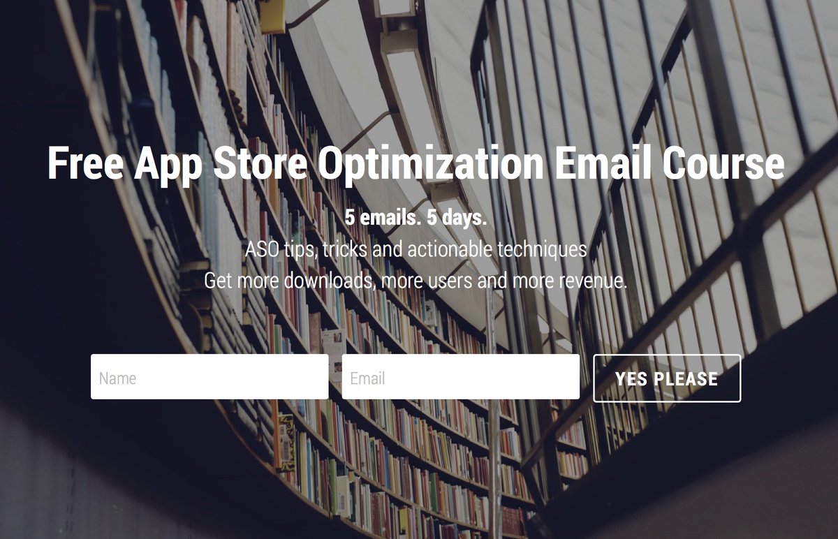 AppStoreOpt's tweet image. Get App Store Optimisation tips straight to your inbox. appstoreoptimize.xyz  5 emails. 5 days. #ASO