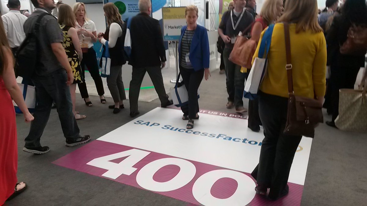 lesapony's tweet photo. SAP SuccessFactors at World at work. It is simply human. Visit booth 400 #totalrewards16 @successfactors https://t.co/Ft71t9slis