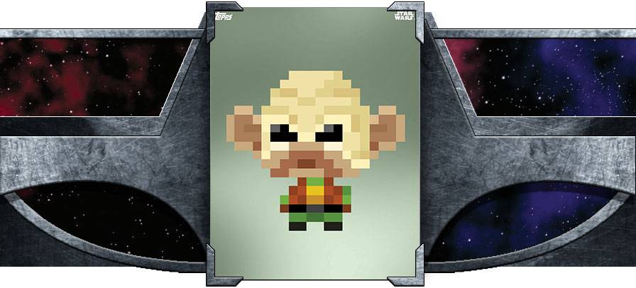 ToppsSWCT's tweet image. Sullustan is the final 8-bit card, available for the next 24 hours!  #SWCT buff.ly/1TRVmNU