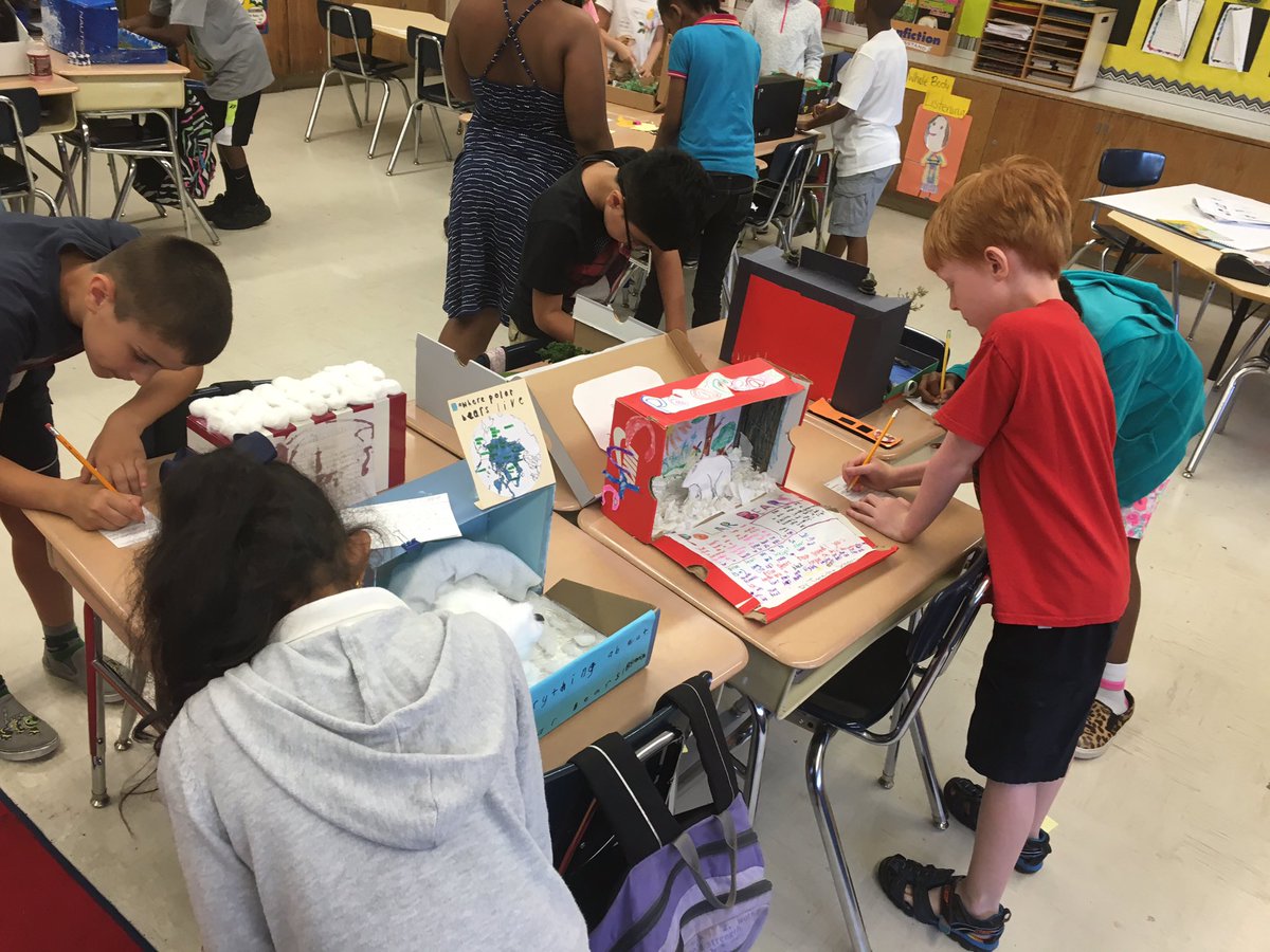 Class Animal Exhibit- We are giving our friends compliments on their projects