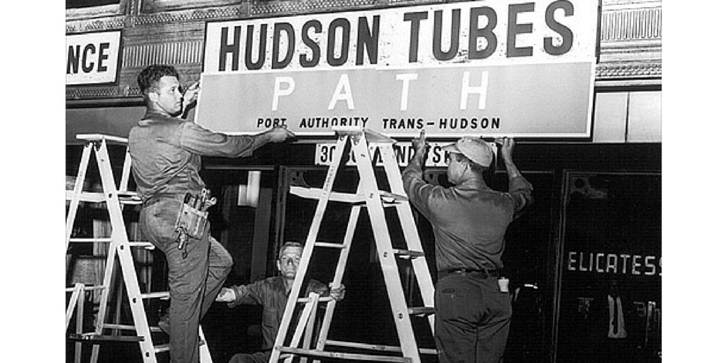 PANYNJ's tweet image. From the #blog - Before PATH Became PATH: The Wonder Years ow.ly/iyMe300YlCW @PATHTrain #PATHTrain