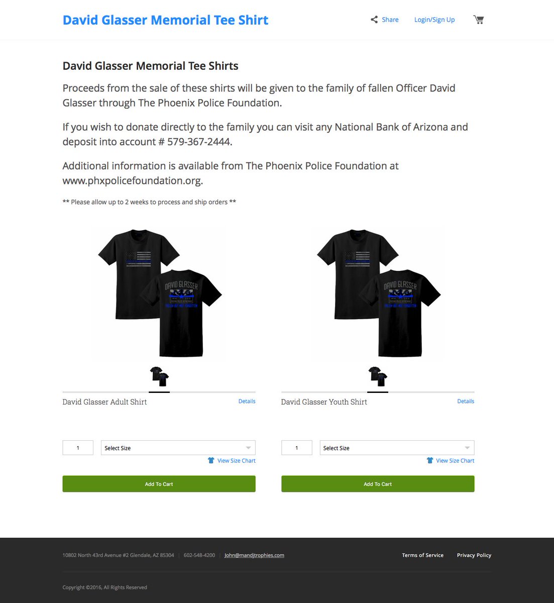 printforums's tweet image. InkSoft customer M&amp;amp;J Trophies Raises Funds For Fallen Police Officer goo.gl/61jFKc @InkSoftinfo