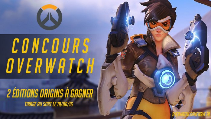 GAMEWAVE's tweet photo. #concours : 2 Origins Editions d'Overwatch à gagner !

Follow @GAMEWAVE et #RT ce tweet

► https://t.co/W6tWTnGNZ0 https://t.co/lvf0XT1qFF