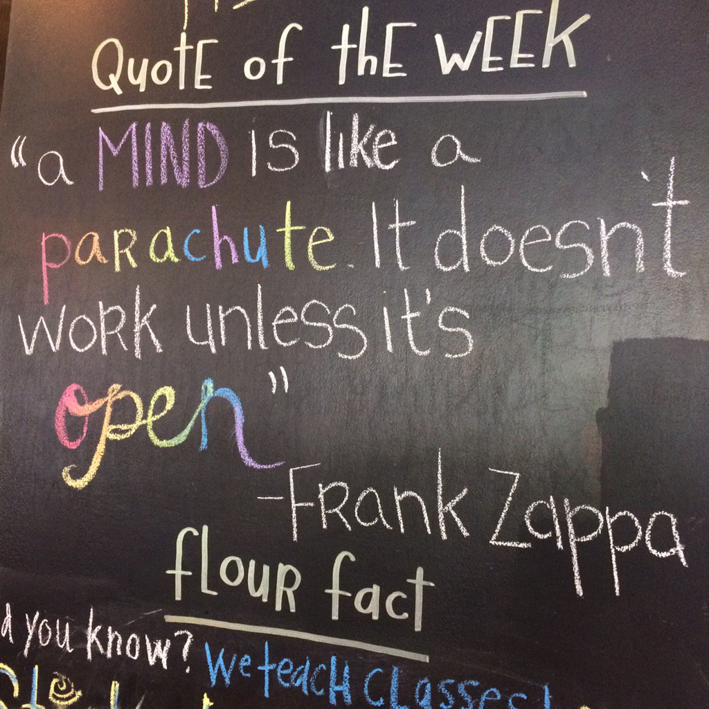 Words of wisdom #Pride2016  <a href="/flourbakerycafe/">flour bakery+cafe</a>