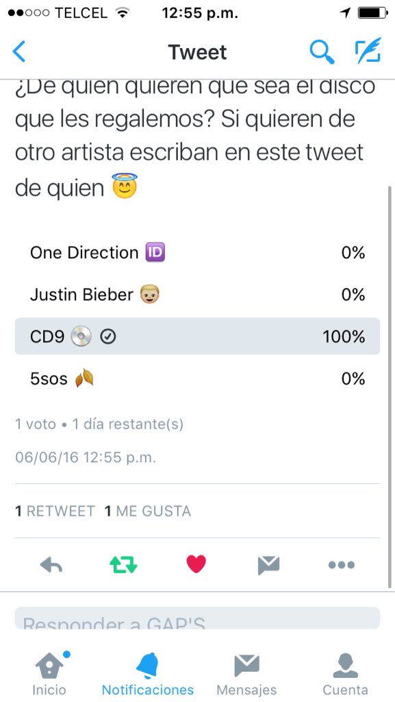 anaahiRdz's tweet image. Primer voto 😂💕
PD: Pero que sea el #TheLastPartyVideo 😭💕 por que el #EVOLUTION ya lo tengo 😂💕