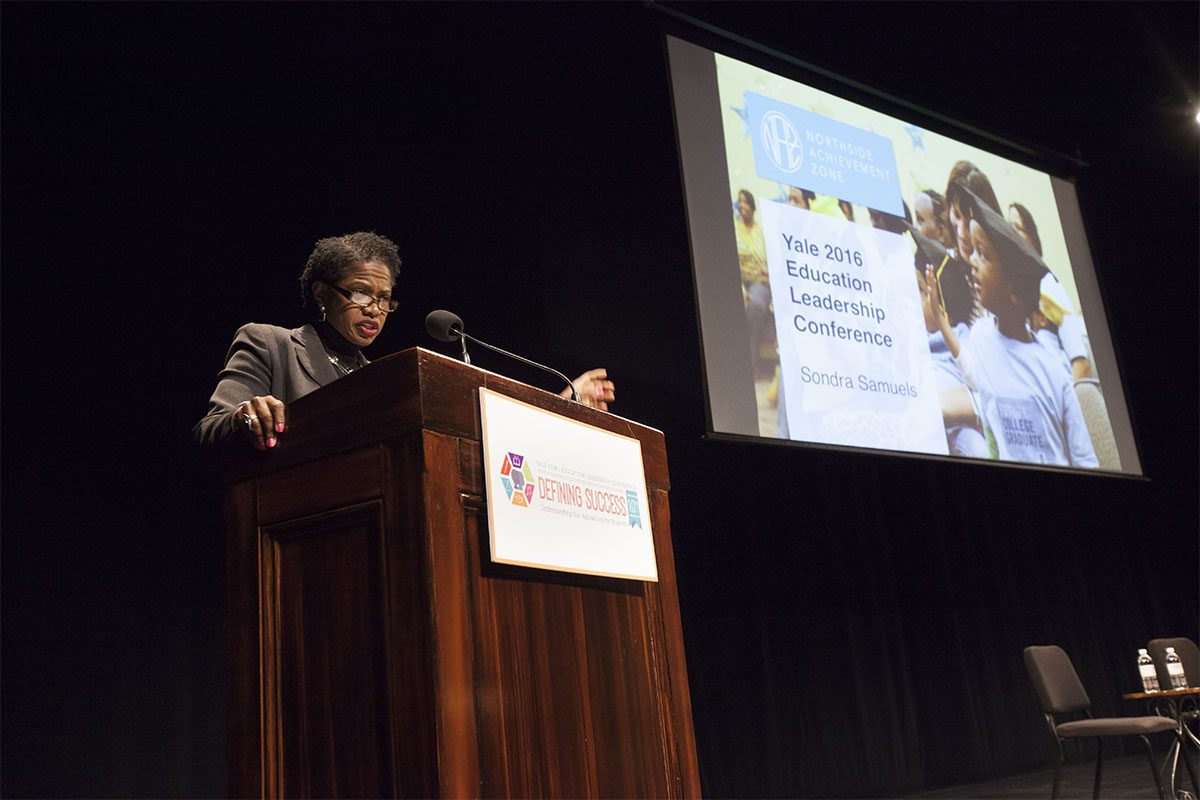 YaleSOM's tweet photo. Education Leadership Conference considers definitions of success https://t.co/8kUfJheq8A #DefiningSuccess2016 https://t.co/ww9gH35Kof