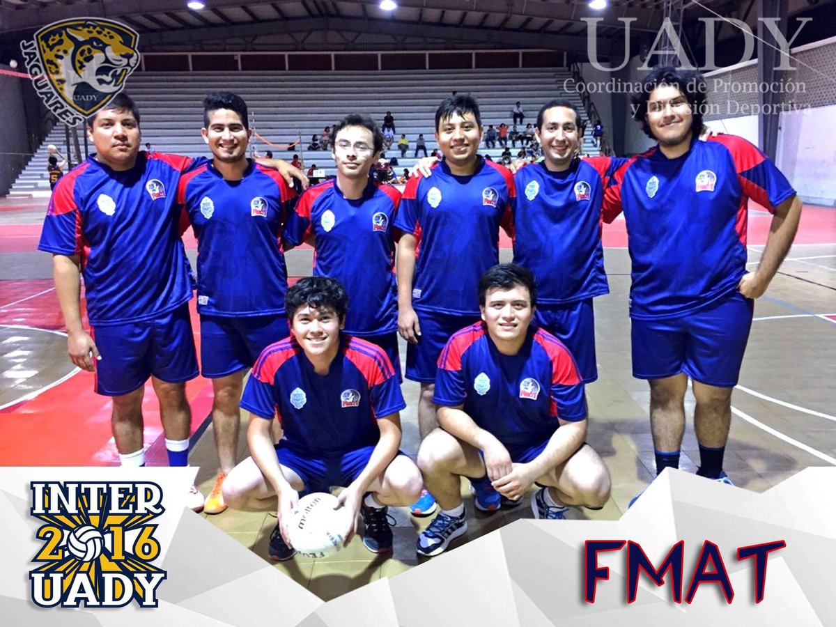 UADYvoleibol's tweet photo. Equipos Varoniles #InterUADY2016Voleibol @Universo_Dep @CE_FMAT @cefiuady @VoleibolQuimica https://t.co/U6sIi4DCDZ