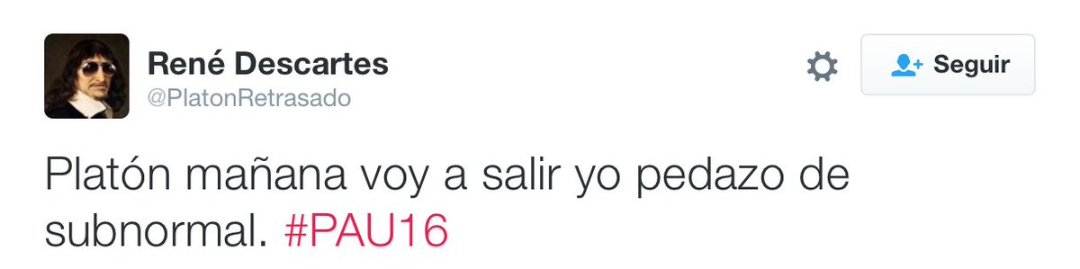 ya empiezan los piques en filosofía #PAU16