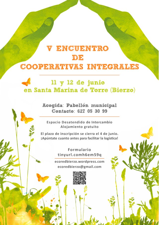 autogestion1's tweet photo. 11-12J Encuentro #cooperativasintegrales https://t.co/kCCZUOPDpP @EcoRedBierzo @ciarcc @CoopIntegral @Fair_Coop https://t.co/FQI1IKOtjo