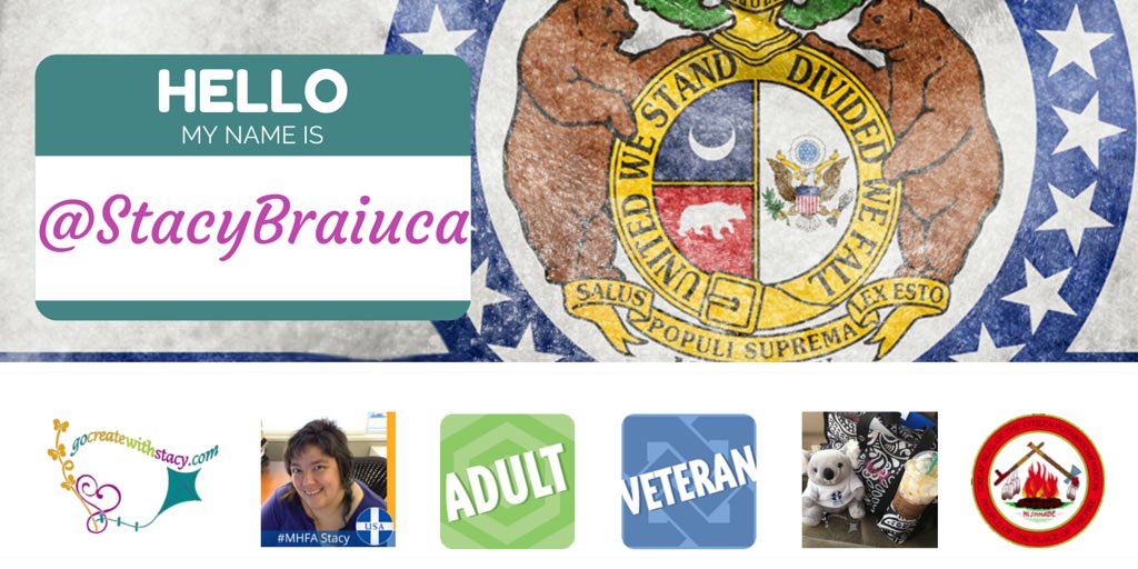NASWmo's tweet image. #ShowMe state #Native #NASW member @stacybraiuca is at the helm of @MHFirstAidUSA's Twitter account this week!