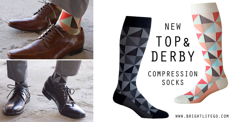 If you want to add some color to your wardrobe, check out <a href="/TopandDerby/">Top & Derby</a> compression socks! bit.ly/1pC2vJi