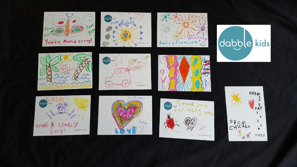 cardzforkidz's tweet photo. We received 62 more cards from @DabbleKids this quarter and here are the #Top10cards! #letsdabble #neverstoplearning https://t.co/ZwyqG0tjUz