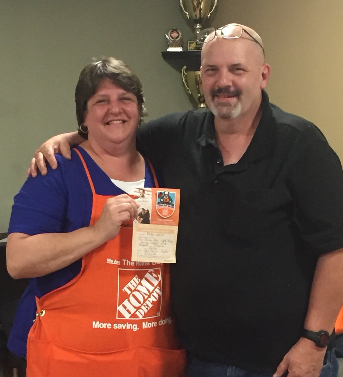 Thank you Pete for always helping in other departments. We appreciate it #ThankYou #HomerAward #983