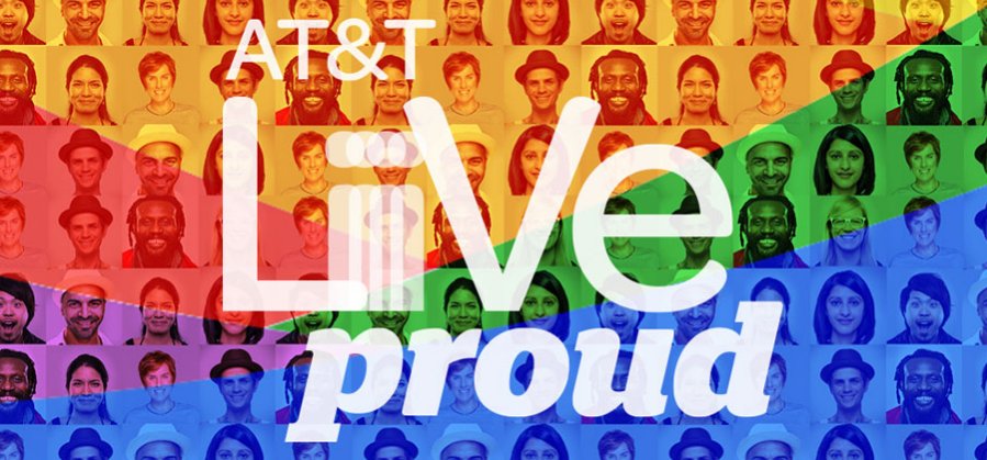 LifeAtATT's tweet photo. June is Pride Month and we've launched our 4th annual Live Proud Campaign: https://t.co/D15tbpLJJA
#ATTLiveProud https://t.co/DtBcoQAmDG