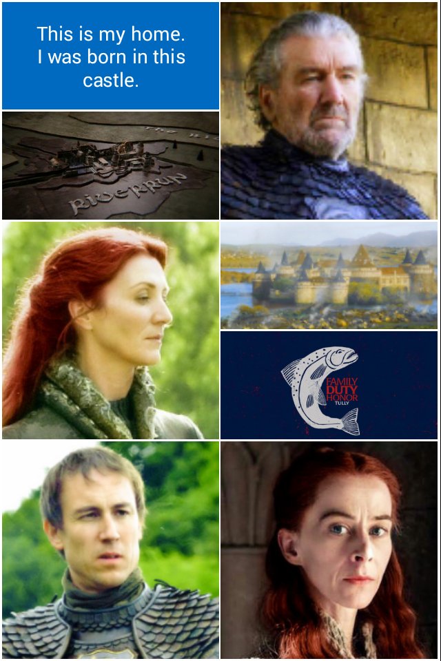 House Tully #GameOfThrones 🐟