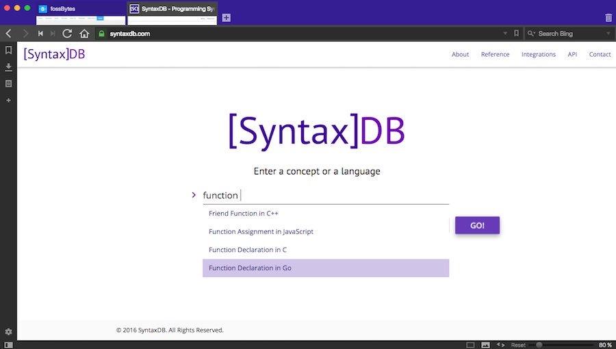 Rootsector's tweet photo. #SyntaxDB A Perfect #programming syntax Search Engine #coder s [#Developers #rootsector]
https://t.co/ZpdqdiJme4 https://t.co/nUmY2Sx9P1