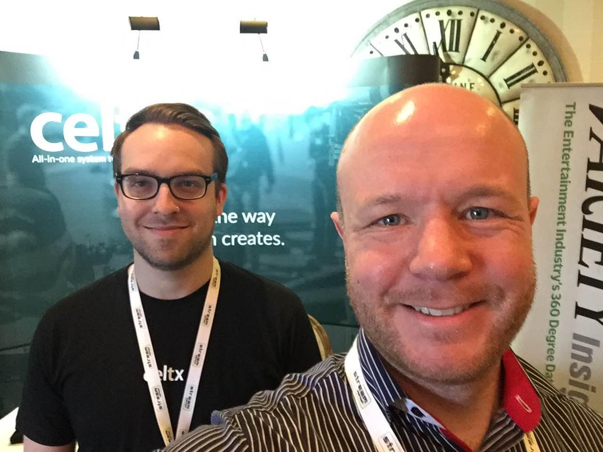 celtx's tweet image. At #stream16? Hit up the @celtx booth for a chat &amp;amp; demo with our incredibly charming product experts @streamdaily