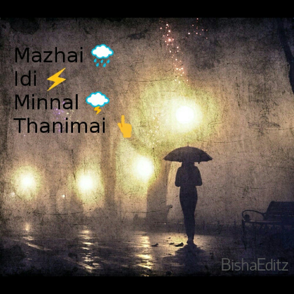 bisha29786's tweet photo. Rain ๐ง ๐
#RainingNight ๐ง #Thunder ๐ฉ #Lightning โก #RainInChennai โ
#BishaEditz #Pixlr #MyEditz #MobileEditz https://t.co/L2cx9LyMcb