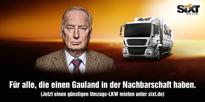 Spontaner Umzug gefällig? Hier geht's zu den Umzugs-LKWs ➡ sixt.info/RAT_tw ;) #Gauland #AnneWill #AfD