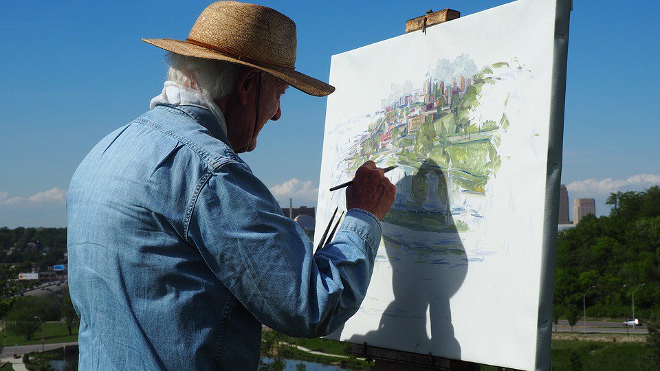CaamoArts's tweet photo. “All you need to paint is a few tools, a little instruction, and a vision in your mind.” ~ Bob Ross https://t.co/ZWTd5Em86D