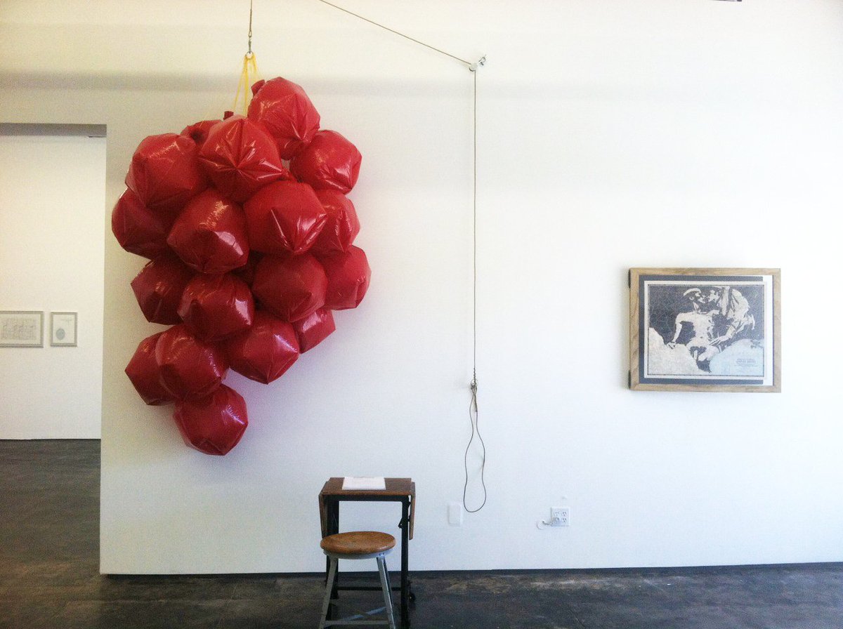 KdotYoland's tweet photo. Remembering exhib "installations resulting from performative actions" #Houston last March: https://t.co/d0z5SfGNRo https://t.co/2n0qKW9JfM