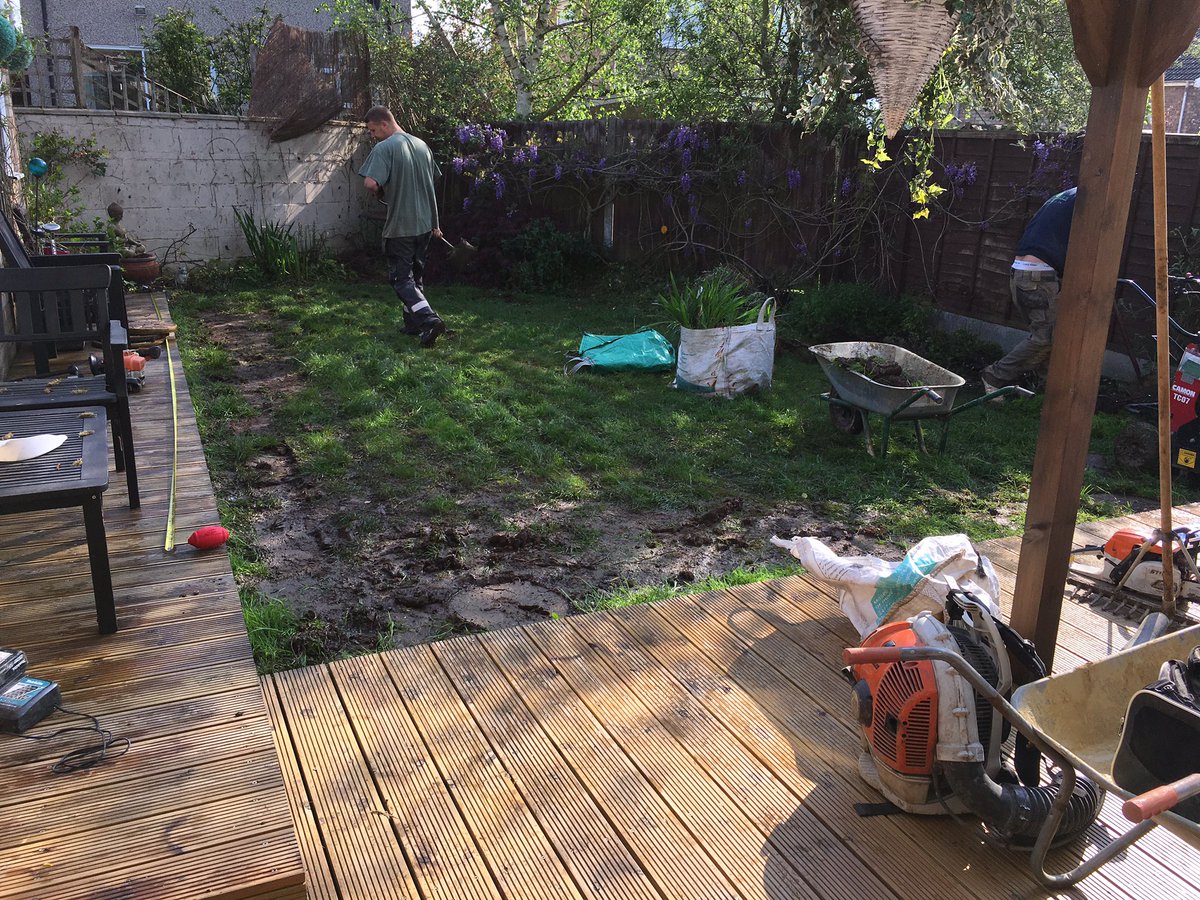 Forever Green On Twitter After Installing A Split Level Decking