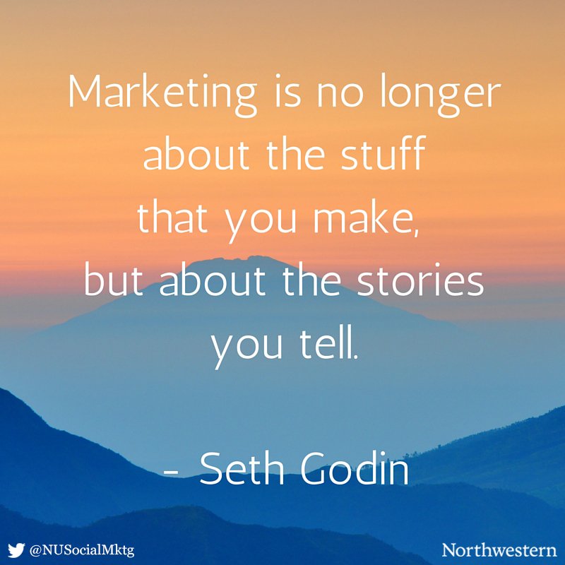 NUsocialmktg's tweet photo. Asking yourself why you should use social media? World-famous marketer Seth Godin has it right: https://t.co/6ZJB0jyCH7