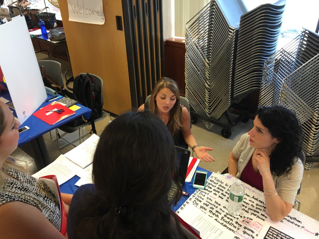 D26Team's tweet photo. PS/IS 178 shares the impact of Socratic Circles at the QN BFSC #tlshowcase #collaborativeteachers https://t.co/xwj20ijG6t