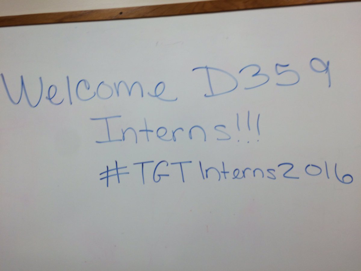 MMcHenry1376's tweet photo. Welcome D359 interns!!!! #TGTInterns2016  #ownit @BRossTarget @DavisShana @naylor_evan @MonMichelle6 https://t.co/FZ1HOBhXWG