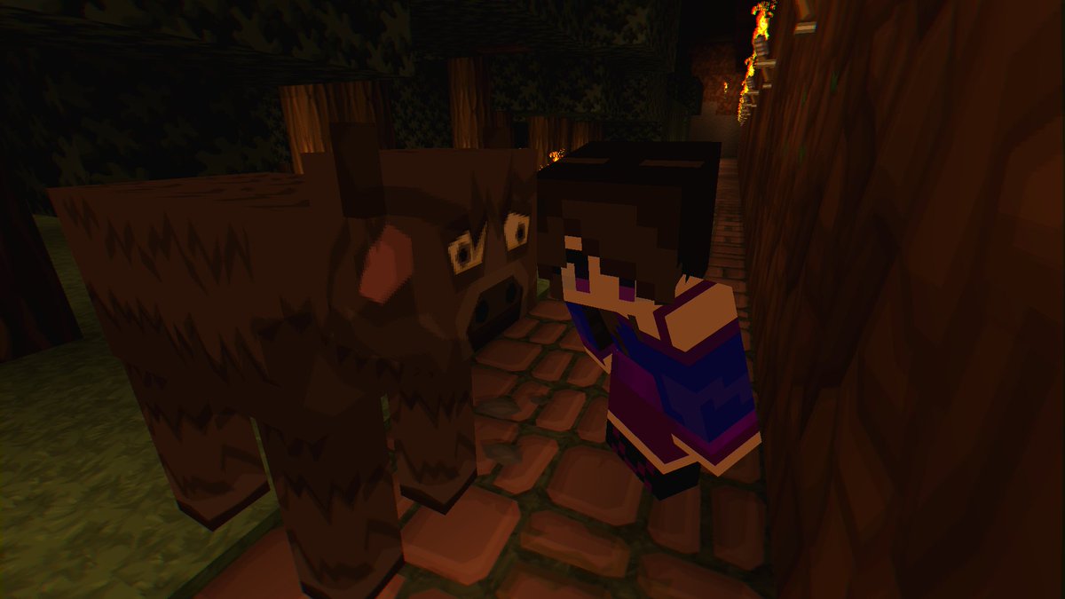 BrainiYak89's tweet photo. wie süß :D man muss sie einfach lieb haben. #DieKuh #minecraft @Bluelads4 https://t.co/wlbkQvwjy2